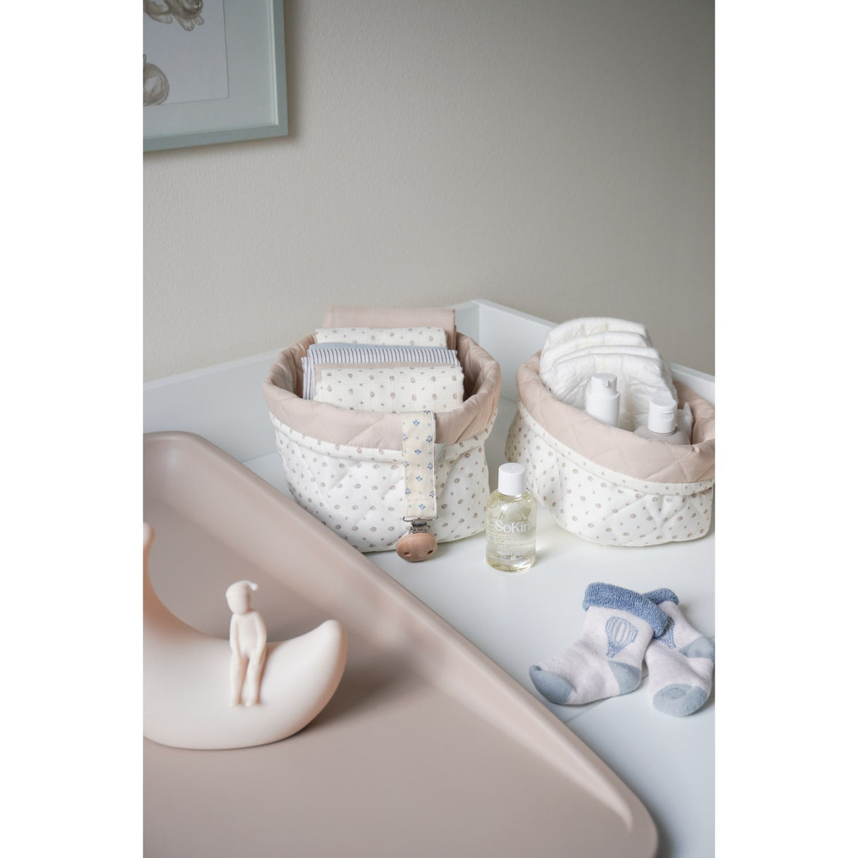 Cam Cam Copenhagen Rowan Quiltad Förvaring Korg 2-Pack
