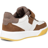 Ecco Camel/White/Marron Street Court K Läder