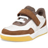 Ecco Camel/White/Marron Street Court K Läder
