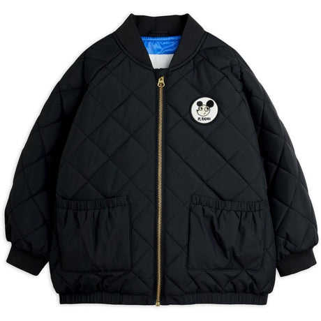 Mini Rodini Black Ritzratz Patch Quiltad Puffer