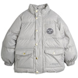Mini Rodini Grey Kat Ears Heavy Puffer