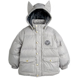 Mini Rodini Grey Kat Ears Heavy Puffer