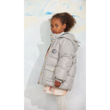 Mini Rodini Grey Kat Ears Heavy Puffer