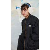 Mini Rodini Black Ritzratz Patch Quiltad Puffer