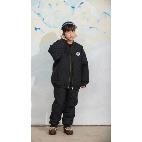 Mini Rodini Black Ritzratz Patch Quiltad Puffer