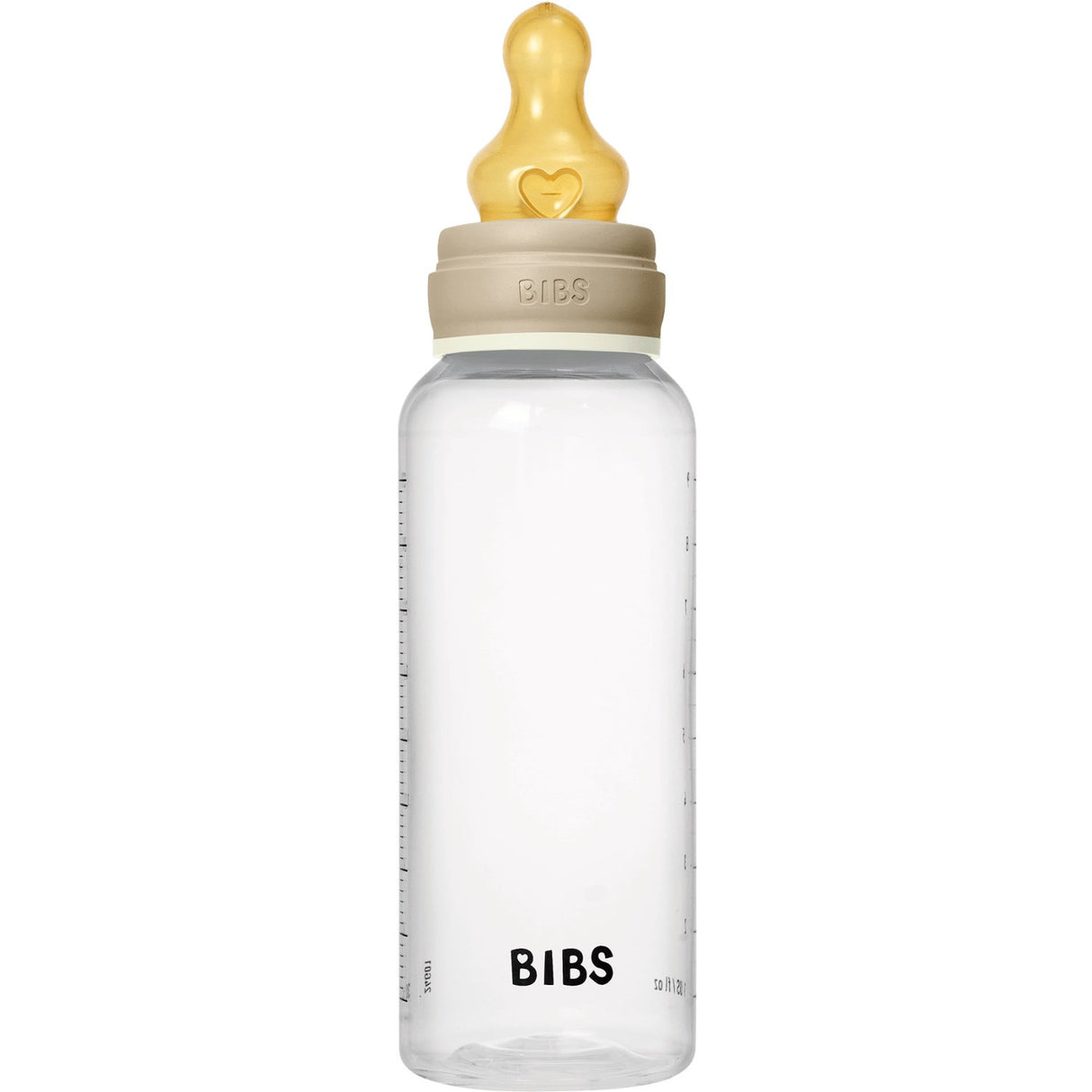 Bibs Vanilla GLOW Baby Flaska Round Latex 1-Pack 270 Ml Medium Flow