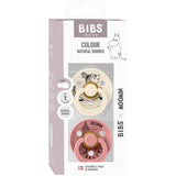 Bibs Ivory / Dusty Pink X Moomins Napp Colour Little My 2-Pack Latex