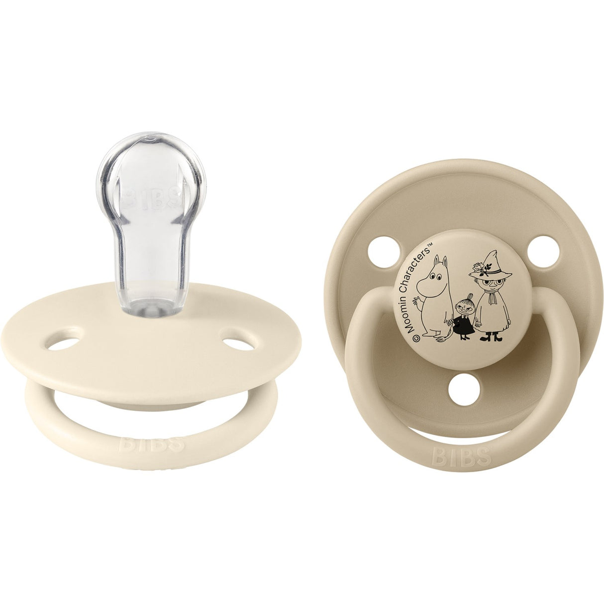 Bibs Ivory / Vanilla X Moomins Napp De Lux Little My 2-Pack Silikon