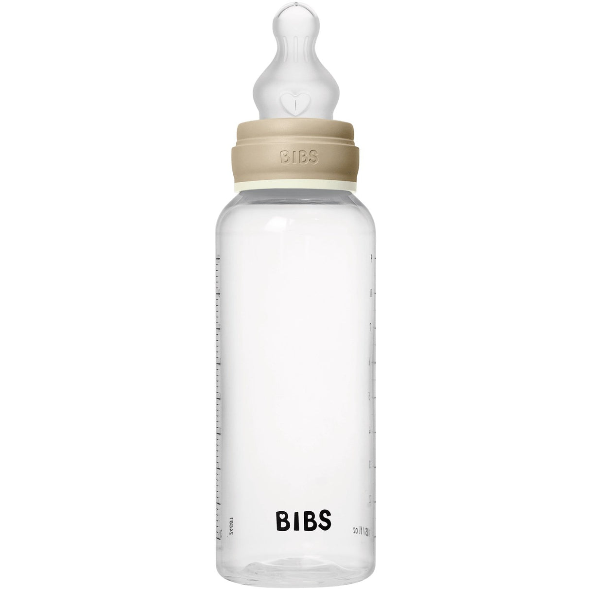 Bibs Vanilla GLOW Baby Flaska Round Silikon 1-Pack 270 Ml Medium Flow