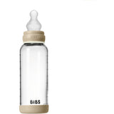 Bibs Vanilla GLOW Glass Baby Flaska Round Silikon 1-Pack 240 Ml Medium Flow