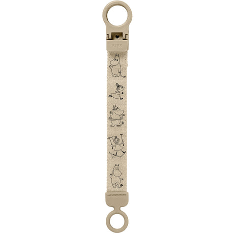Bibs Vanilla X Moomins Napp Clip Loop