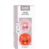 Bibs Baby Pink / Tango Napp Colour 2-Pack Latex