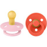 Bibs Baby Pink / Tango Napp Colour 2-Pack Latex
