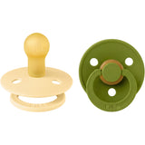 Bibs Pale Butter / Wasabi Napp Colour 2-Pack Latex