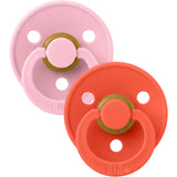 Bibs Baby Pink / Tango Napp Colour 2-Pack Latex