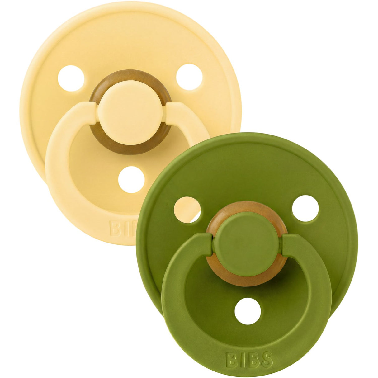 Bibs Pale Butter / Wasabi Napp Colour 2-Pack Latex