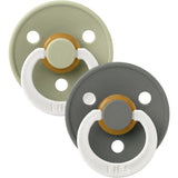 Bibs Sage GLOW / Pine GLOW Napp Colour 2-Pack Latex
