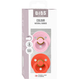 Bibs Baby Pink / Tango Napp Colour 2-Pack Latex