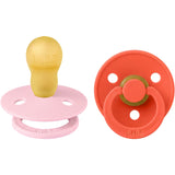 Bibs Baby Pink / Tango Napp Colour 2-Pack Latex