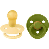Bibs Pale Butter / Wasabi Napp Colour 2-Pack Latex
