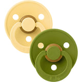 Bibs Pale Butter / Wasabi Napp Colour 2-Pack Anatomical Latex