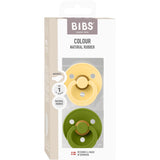 Bibs Pale Butter / Wasabi Napp Colour 2-Pack Anatomical Latex