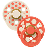 Bibs Ivory / Tango Napp Studio Colour 2-Pack Polka Mix Latex