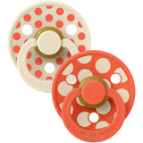 Bibs Ivory / Tango Napp Studio Colour 2-Pack Polka Mix Latex