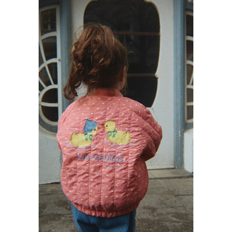 Konges Sløjd Coeur Feathers Juno Duckling Printed Bomber Jacka