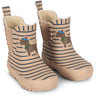Konges Sløjd Stripe La Mer Roi Printed Rain Stövlar