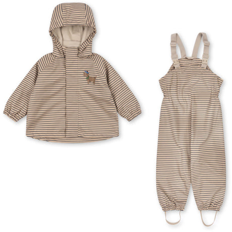Konges Sløjd Stripe La Mer Rainy Palme Dog Sett