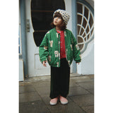Konges Sløjd Dot Miao Verde Juno Printed Bomber Jacka