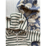 Konges Sløjd Erba Stripe Jody Nallebjörn Onesie Grs