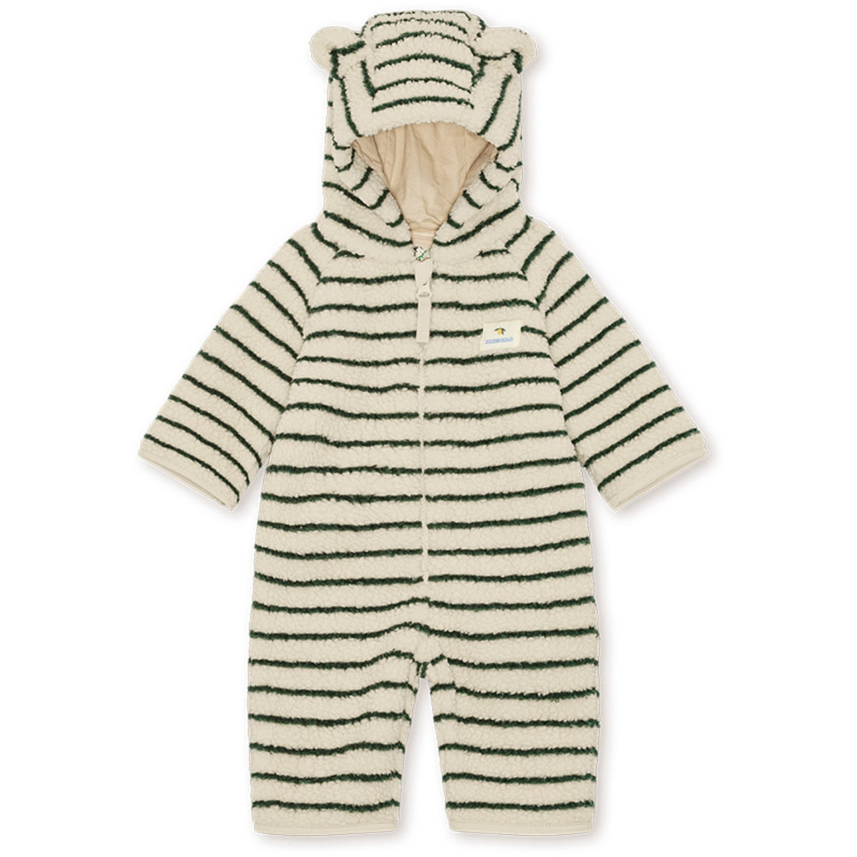 Konges Sløjd Erba Stripe Jody Nallebjörn Onesie Grs