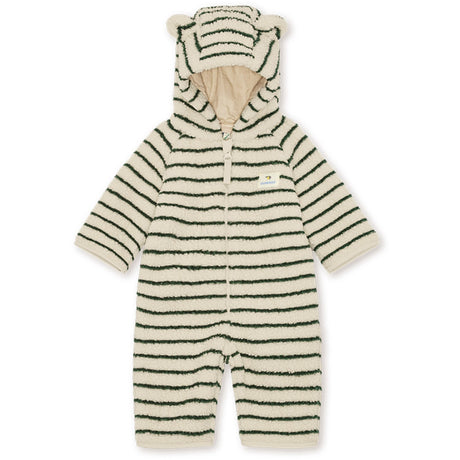 Konges Sløjd Erba Stripe Jody Nallebjörn Onesie Grs