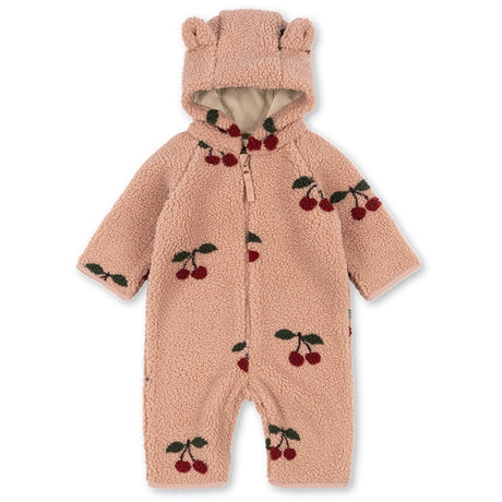 Konges Sløjd Ma Grande Cerise Blush Jody Nallebjörn Onesie Grs
