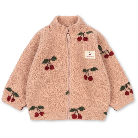 Konges Sløjd Ma Grande Cerise Blush Jody Nallebjörn Jacka Grs