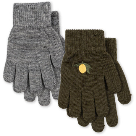 Konges Sløjd Kombu Green 2 Pack Filla Handskar
