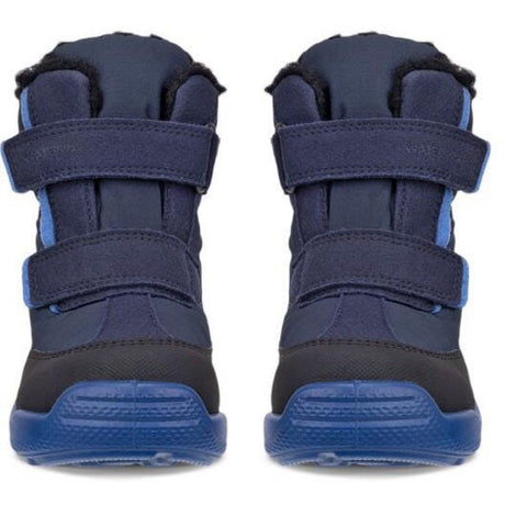 Ecco Black/Night Sky/Federal Blue Urban Mini 2Xvelcro Stövlar