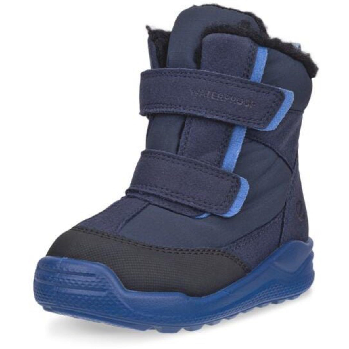 Ecco Black/Night Sky/Federal Blue Urban Mini 2Xvelcro Stövlar