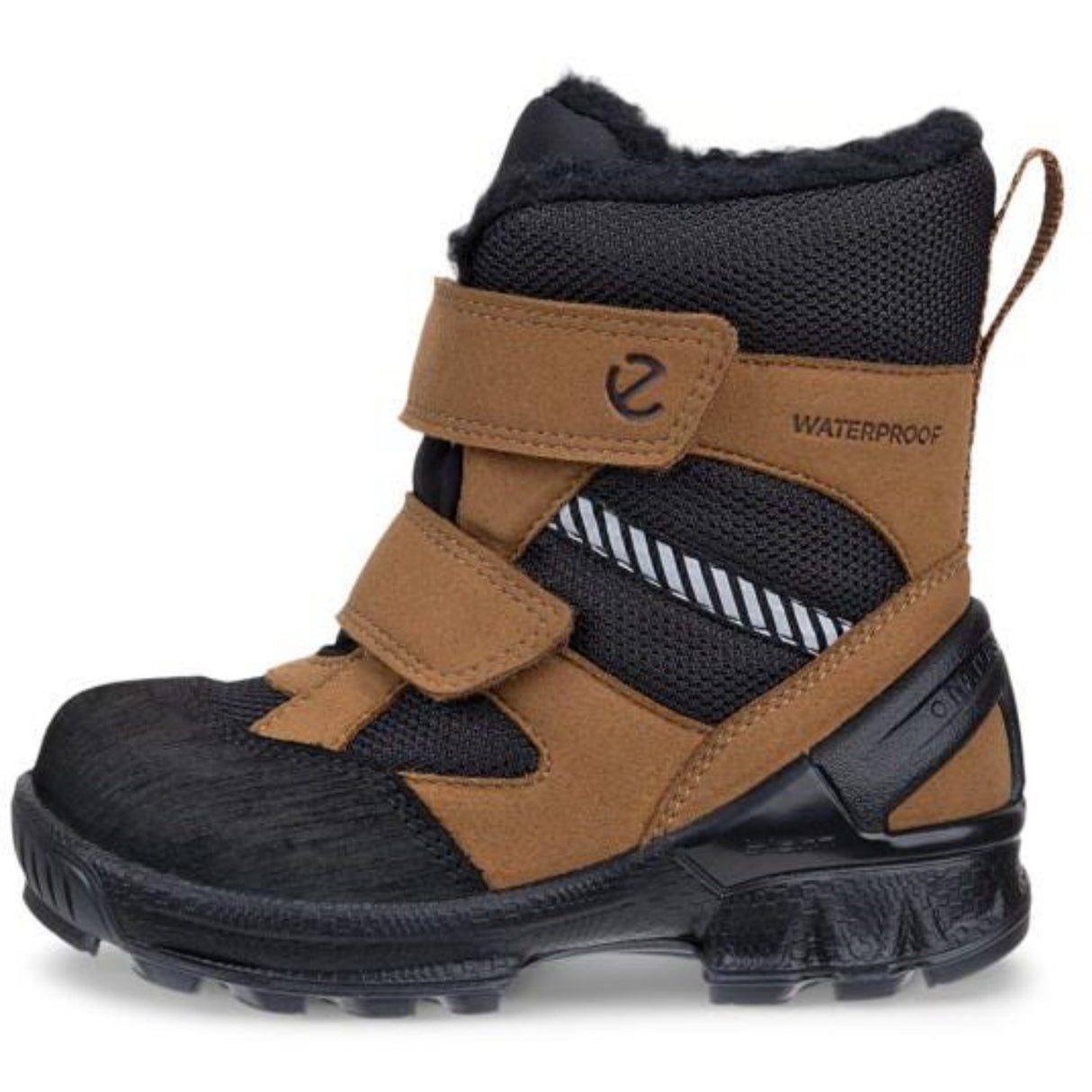 Ecco Black/Camel/Black Biom Hike I Højt Stövlar 2X
