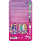 Faber Castell Sparkle Pencil Tin 12 Colour Pencils