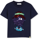 Billieblush Navy Kort Ärmar Tee-Shirt