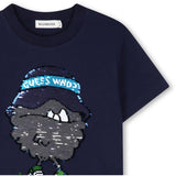 Billieblush Navy Kort Ärmar Tee-Shirt