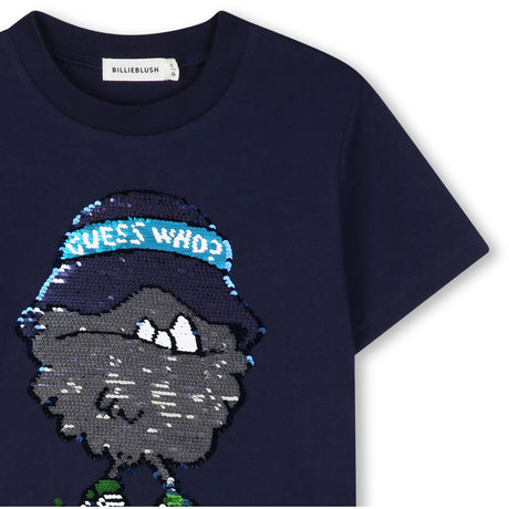 Billieblush Navy Kort Ärmar Tee-Shirt