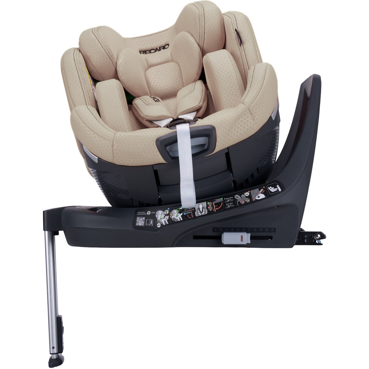 RECARO Elegant Beige Xenon 1 Kid Bil Plats