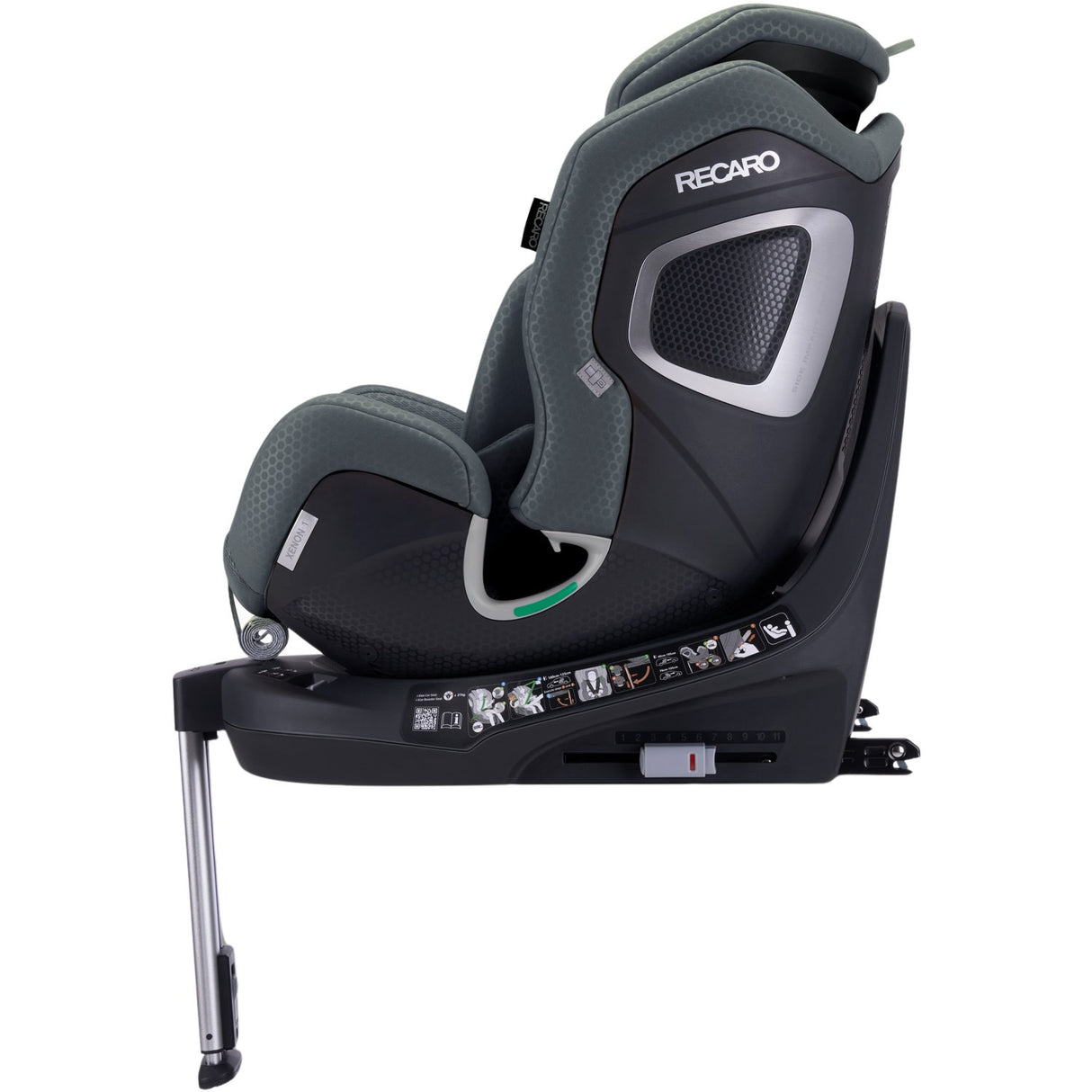 RECARO Gallant Grey Xenon 1 Kid Bil Plats