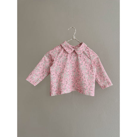 Lalaby Pink Flower Cord Oya Topp Baby