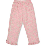 Lalaby Pink Flower Cord Lotte Byxor