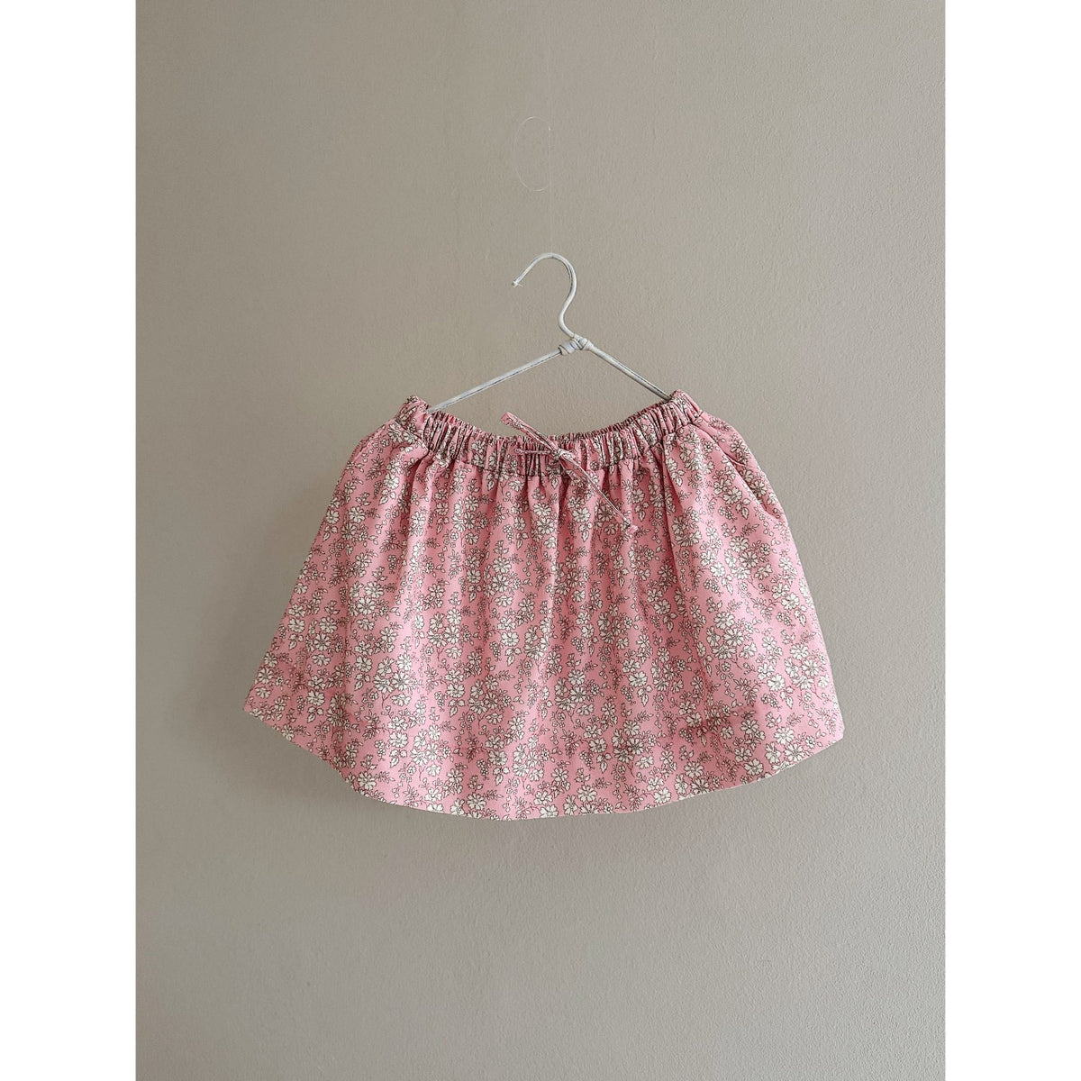 Lalaby Pink Flower Cord Dagmar Kjol